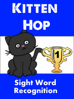 Kitten Hop Sight Words