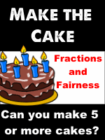 Make the Cake - Fractions