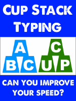 Cup Stack Typing - Improve Your Speed