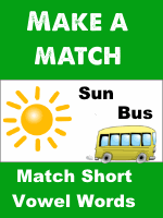 Make a Match Short Vowels