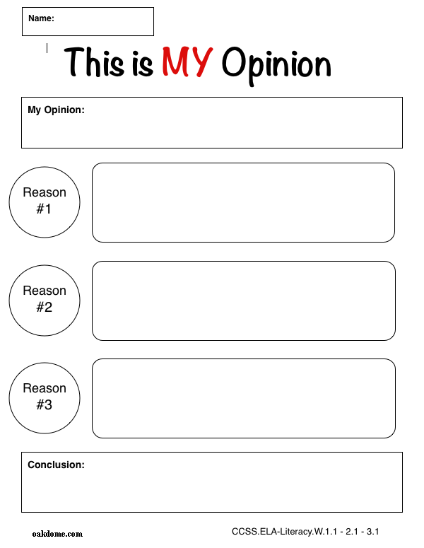 Search Results For Graphic Organizer For Opinion Writing Calendar 2015