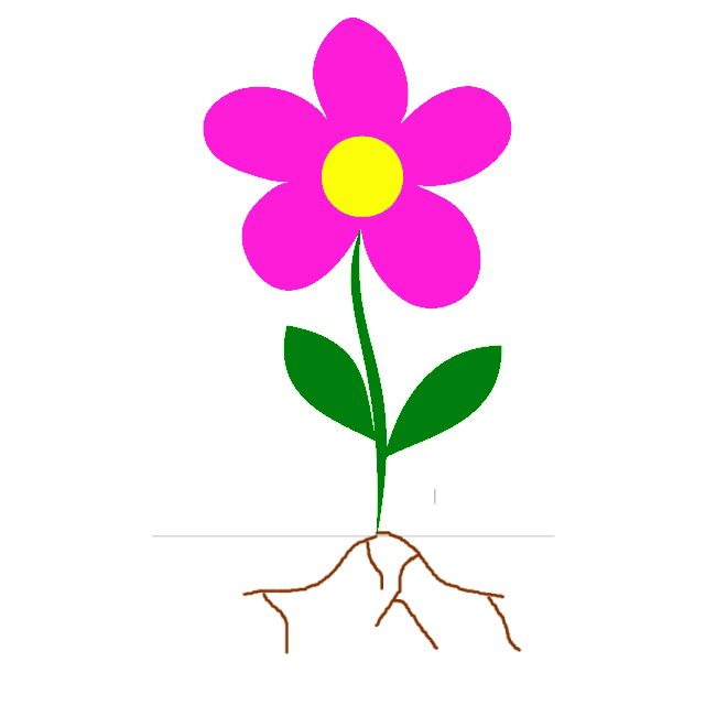 flower with roots clipart - photo #2