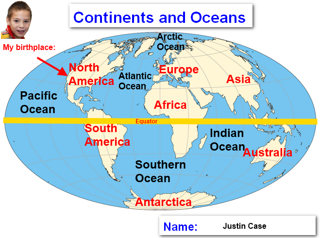 fastrollharcu: world map continents labeled