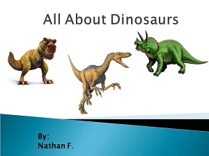 all about dinosaurs