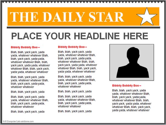 PowerPoint NewsPaper Template Download 1