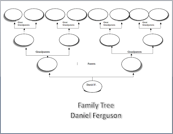 family tree template microsoft