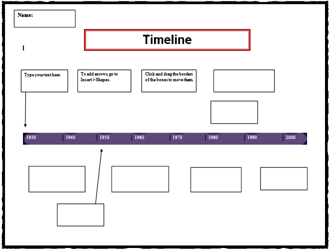 timeline template