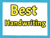 best handwriting student award