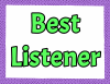 best listener student award