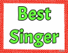 best singer student award