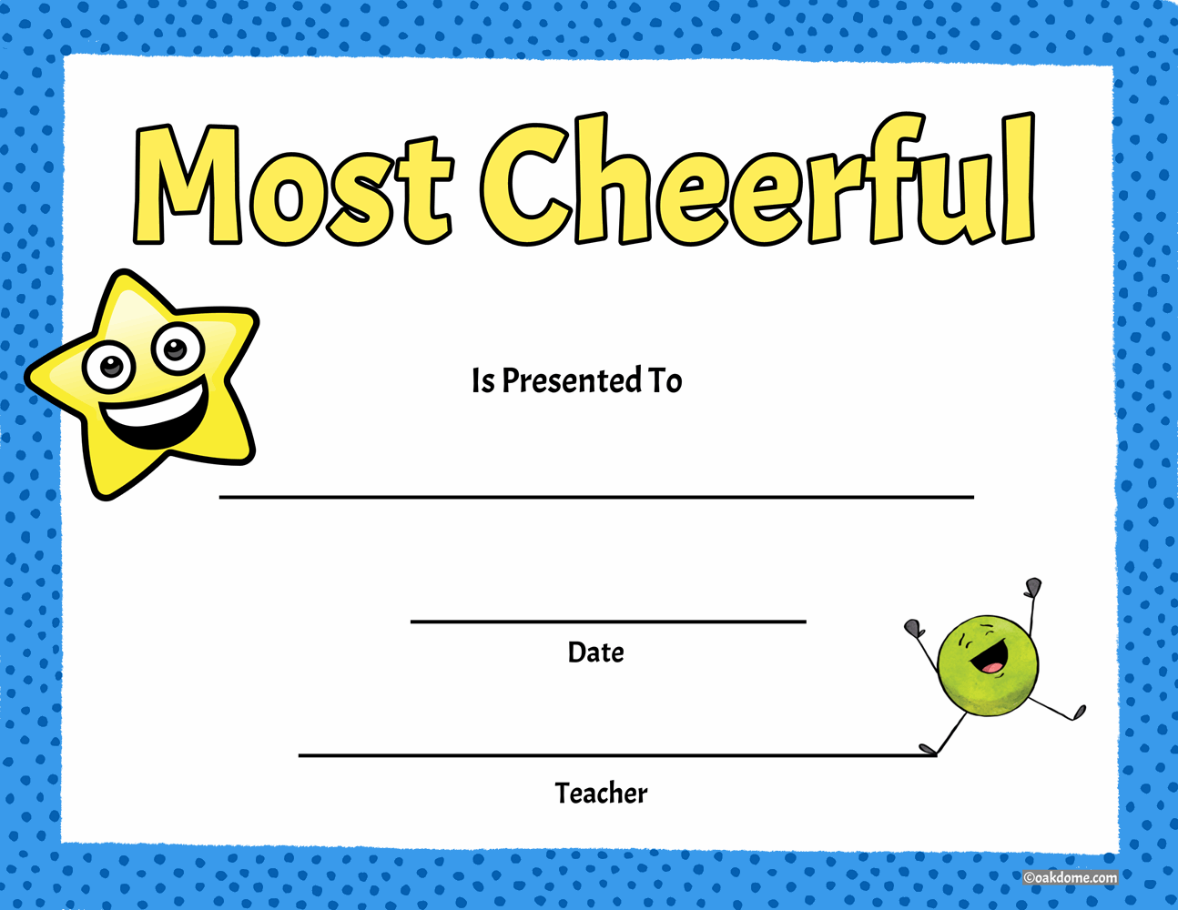 free-fast-student-award-generator-most-cheerful-award