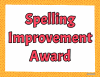 spelling improvement student award