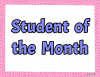 student of the month student award