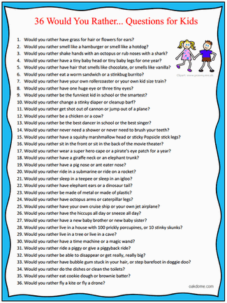 36 Would You Rather Questions for Kids with QR Codes