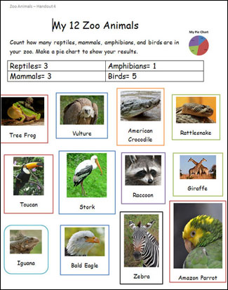 Excel Zoo Animals Handout 04