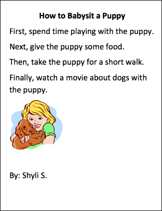 How to Babysit a Puppy