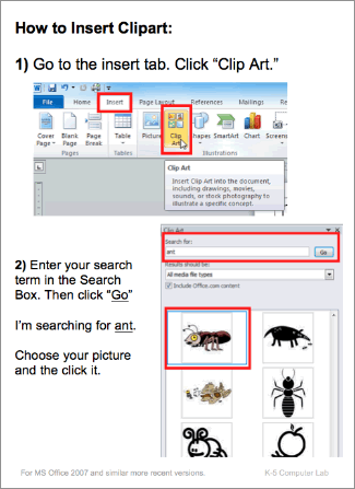 How to Insert Clipart