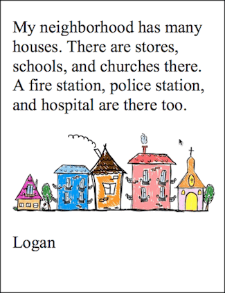 My Neighborhood - Word Processing