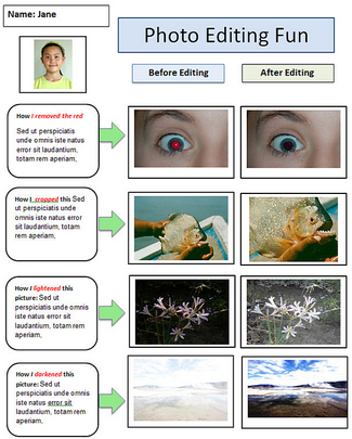 Photo Editing Fun Finished Example