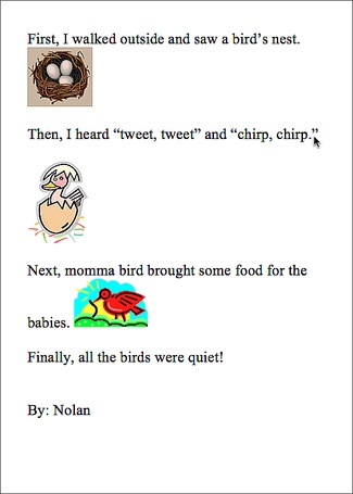 Punctuation - Baby Birds