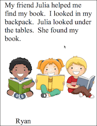 Julia helped me