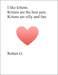 I like kittens