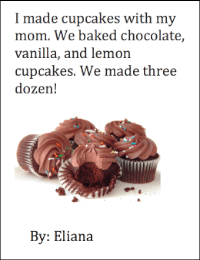 I made cupcakes