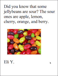 Jelly Beans are Sour