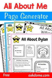 All About Me Page Generator