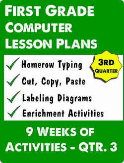First Grade Computer Lessons Qtr. 3