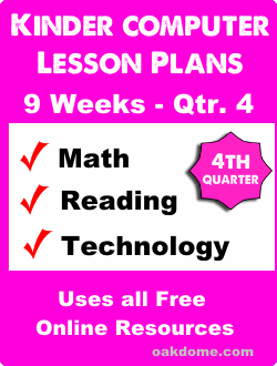 kinder tech lessons complete 9 week plan qtr 4