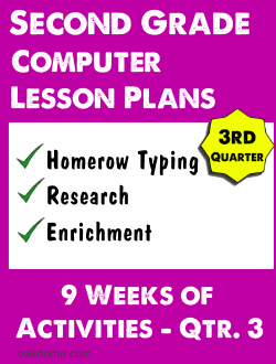 Second Grade Computer Lessons Qtr. 3