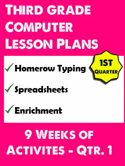 Third Grade Computer Lessons Qtr. 1