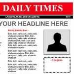 Newspaper Template