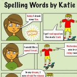 iPad Spelling Words Comic