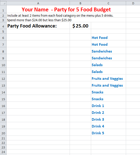 food budget - budgeting for food how do you handle it free printable