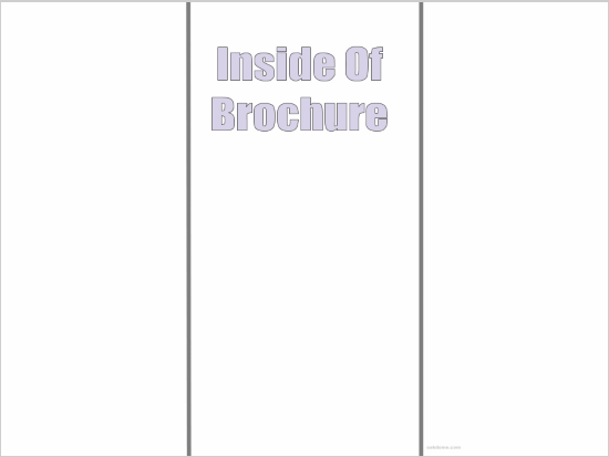 printable blank brochure template