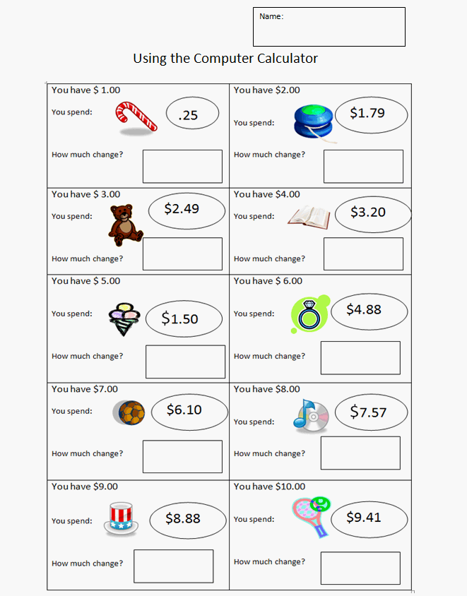 7 worksheets bar year chart Technology Third Computer K Worksheet 5 Money   Lab Grade