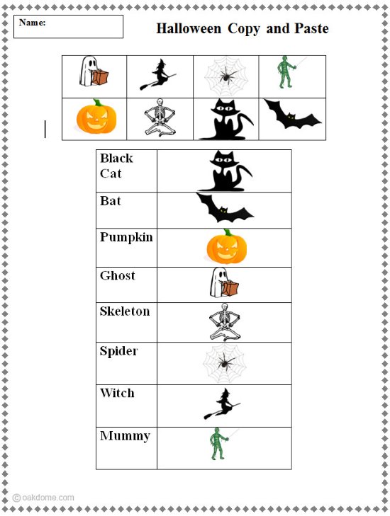 Copy and Paste - Halloween | K-5 Technology Lab