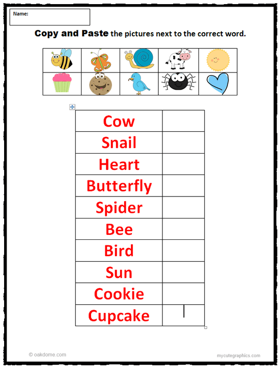 Copy And Paste Practice Activity K 5 Technology Lab