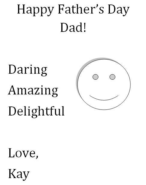 Father Acrostic Poem For Kids : Enjoy Father S Day Poetry Fun For A ...