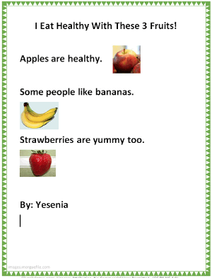 I eat healthy fruits