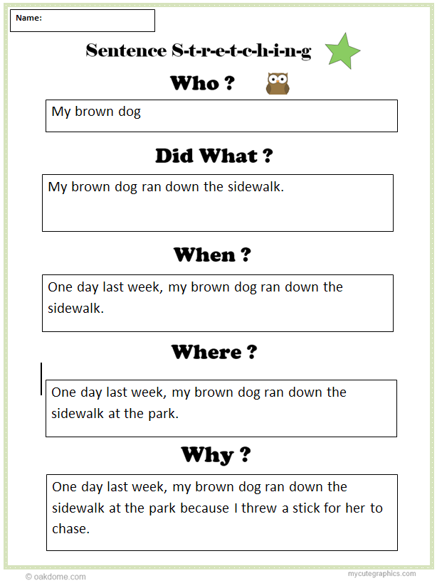 Stretch A Sentence Examples