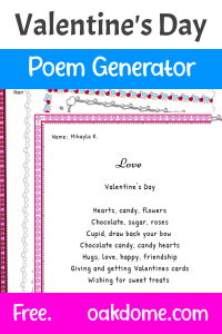 Valentine's Day Poem Generator
