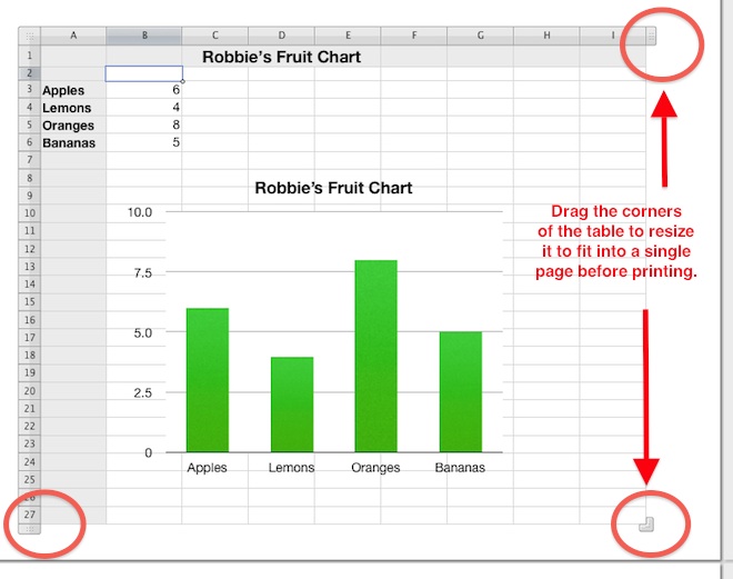 Iwork Numbers - Make Your First Chart 