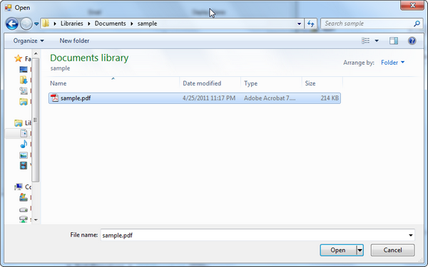 OpenFileDialog