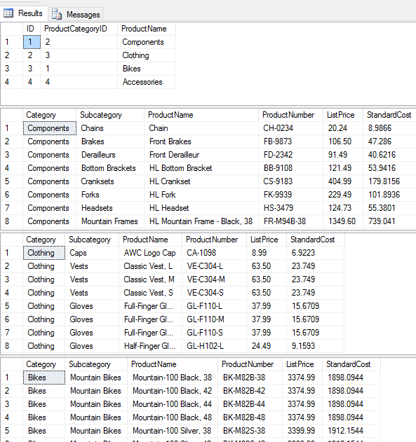 Excel SQL Stored Procedure with Output