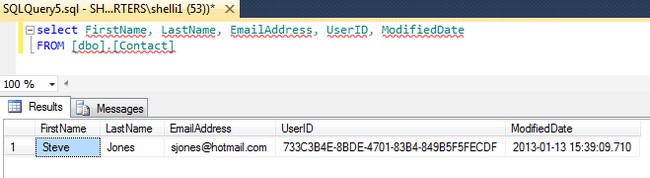 SQL verification of insertion of uniqueidentifier field from MS Access