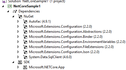 Add additional NuGet Packages to application
