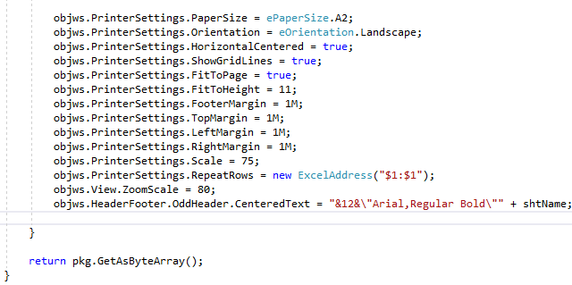 Printer Settings in Excel from EPPlus